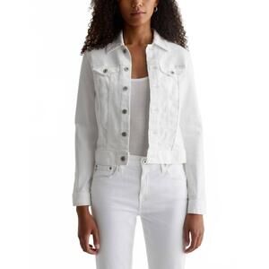 NEW AG JEANS robyn slim jacket in white